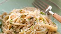 Creamy Razor Clam Linguine photo.