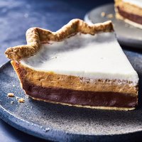 triple layer pumpkin pie