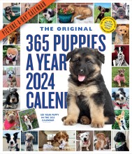 365 Puppies-A-Year Picture-A-Day Wall Calendar 2024