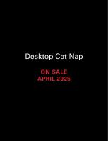 Desktop Cat Nap