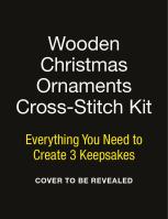 Wooden Christmas Ornaments Cross-Stitch Kit